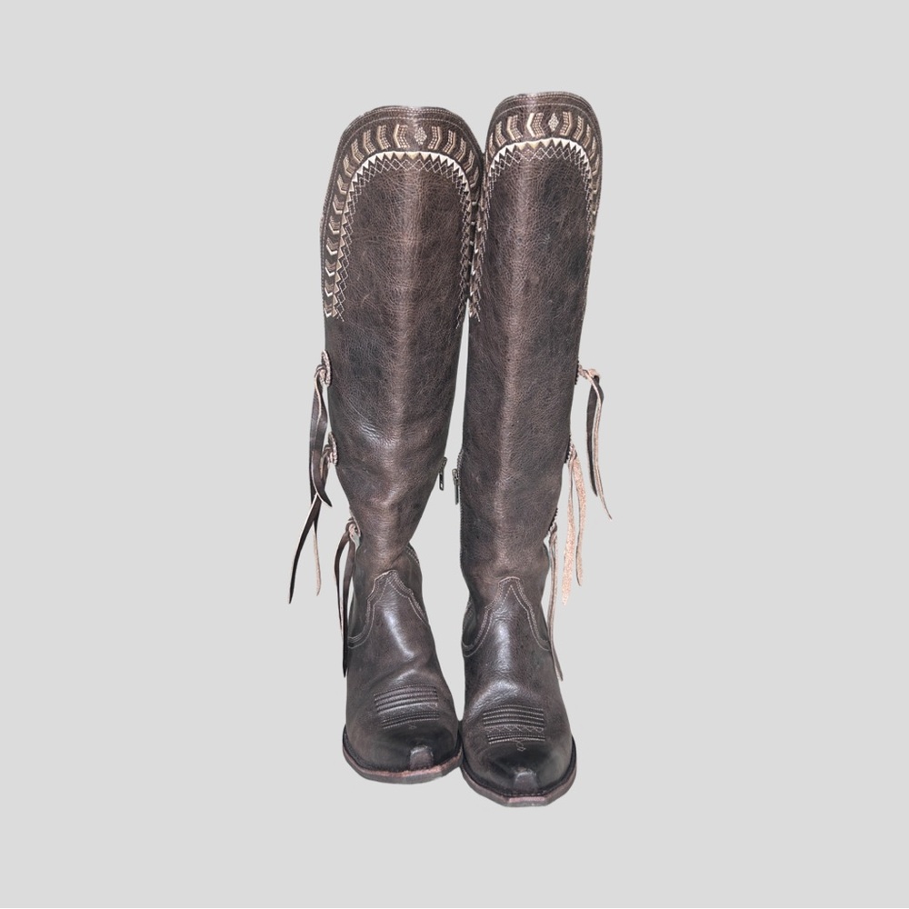 Anthropologie - Ariat Brown Over the Knee Boots